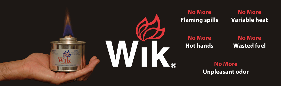 Wik Chafing Dish Fuel banner