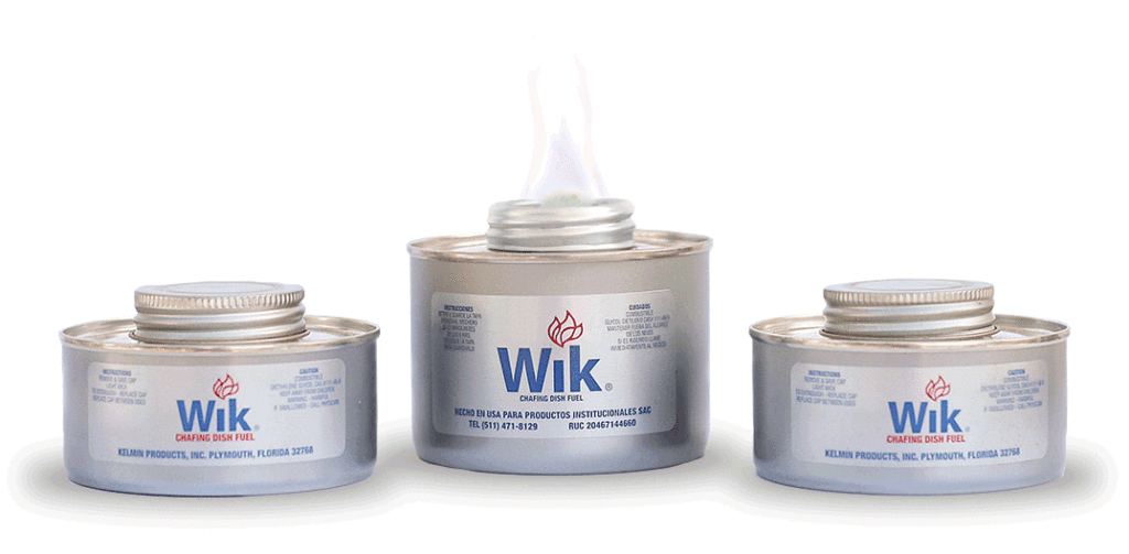 Three Wik can motion flame